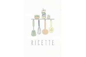 Ricettario Da scrivere: Piccolo Quaderno Per Ricette | Formato A5 Con Indice