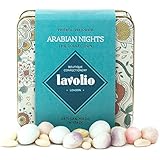 Lavolio Arabian Nights Confectionery - Gift Tin - 175g - Delicious surprises! A different take on Turkish Delights. Perfect luxury gift for Him or Her.