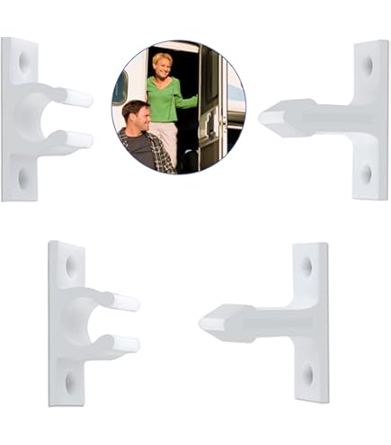 Soporte De Captura De Retención De Tope De Puerta De Caravana De Nailon, Limitador De Tope De Puerta De Caravana, Soporte De Captura De Empuje RV, Accorios Para Autocaravana - AliExprs 34
