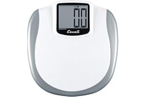 Escali Extra Large Display Digital Bathroom Scale for Body Weight with Easy-to-Read Display and Non-Slip Platform, Extra-High Capacity of 440 lb, Batteries Included
