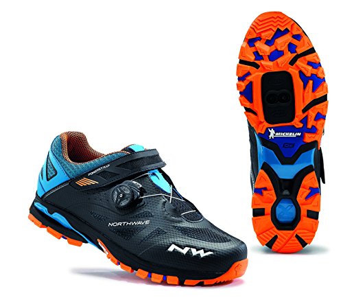 Northwave Spider Plus 2 - Zapatillas - naranja/negro Talla 42 2017 - Northwave