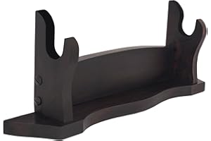 Lord of Battles Medieval Solid Wood Tier Sword Display Stand / Sword Holder / Gladiator Sword Display / Katana Sword Holder (Single Tier)