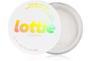 Lottie London Ready Set! Go in True Translucent, Lightweight Pressed Setting Powder, Infused with Hyaluronic Acid, Long-wear & Soft-Focus Matte Finish