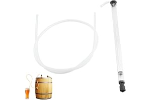 SOONHUA Tubo de Sifón de Preparación Bastón de Extracción de Sifón Automático para Cerveza Cubo de Vino Botella de Carboy con Tubo Manguera de Plástico Equipo de Fabricación de Cerveza de