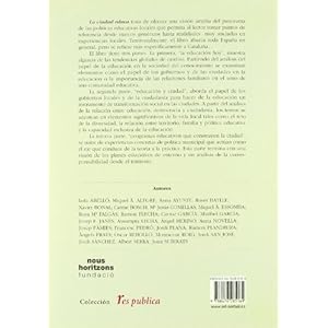 La ciudad educa: Aportaciones para una política educativa local (Res pública)