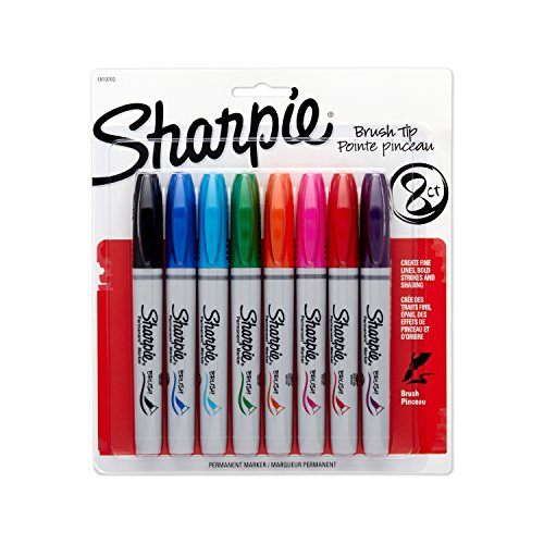 Preisvergleich Produktbild Sharpie Pinselspitze 8-Pack sortiert