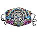Produktbild SDGSS Mouth Mask,Rainbow Cannabis Leaves Warm Fashion Washable Mouth Mask,Anti-dust Face Mask Men Women