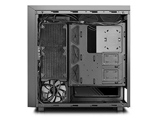 DeepCool New Ark 90 Midi-Tower Negro Carcasa de Ordenador - Caja de Ordenador  Midi-Tower  PC  ABS sint  ticos  SGCC  Vidrio Templado  ATX EATX Mini-ITX  Negro  Rodamiento de Fluido 