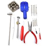 16 in 1 Uhr Öffner Werkzeug Reparatur Kit Pin Entferner für wechselnden Batterien und Bands
