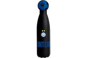 Seven Borraccia Termica Inter calcio In Acciaio Inox 500ml, BPA free, mantenimento temperatura fino a 12h caldo 24h freddo, Bambino ragazzo, prodotto ufficiale, idea regalo