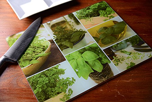 Creative Tops groß Kräuter gehärtetes Glas Schneidebrett Arbeitsplatte Displayschutzfolie von Creative Tops entworfen - 2