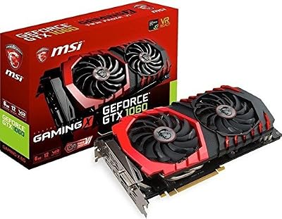 MSI GTX 1060 GAMING X 6G - Carte graphique - GF GTX 1060 - 6 Go GDDR5 - PCIe 3.0 x16 - DVI, HDMI, 3 x DisplayPort