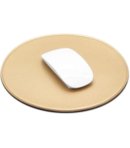 Hsurbtra Mauspad Klein & Quadratisch – Strukturierte Oberfläche, Rutschfeste Unterseite, Wasserdicht, 26x21cm Grasgrün