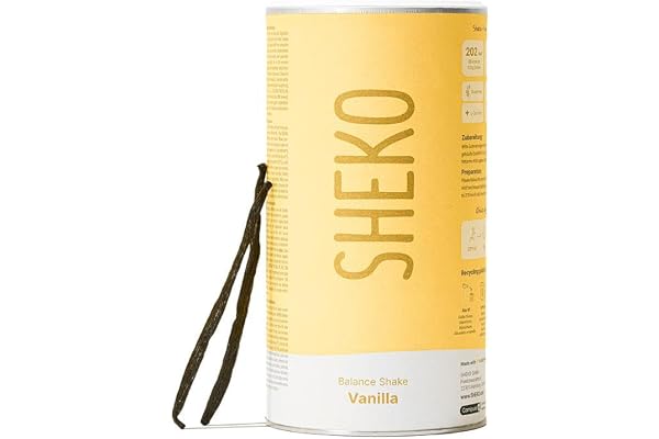 SHEKO - Shake repas à boire - Substitut de repas - Riche en protéines - Goût naturel - Shake minceur (378 g – 1 paquet, Vanille)