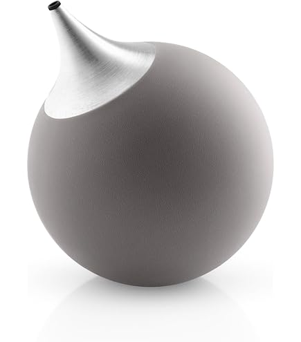 EVA SOLO Spülbürste Elephant Grey – Hygienisches Design, Austauschbarer Kopf, Spülmaschinenfest