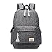 Produktbild Wewod Junge Oxford Tuch Schultasche Multi-Taschen Mädchen Atmungsaktiv Rucksack mit Einzigartiges Geflochtenes Seildesign 15.6 Zoll Laptop 30*47*15 cm
