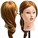 Pro 24Inch Salon 30% Real Hair Hairdressing Training Mannequin Doll Head Hairdresser Hair Head #27