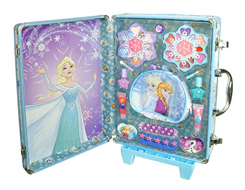 Preisvergleich Produktbild Markwins Disney Frozen Die Eiskönigin Geschenk-Set, 1er Pack (Lipgloss, Nagellacke, Ring, Haargummis, Applikatoren, Zehenspreizer, Papier-Nagelfeile, Aufkleber)