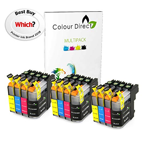 Colour Direct 12 LC223 Compatible Cartuchos de Tinta Reemplazo para Brother DCP-J4120DW, MFC-J4420DW, MFC-J4620DW, MFC-J4625DW, MFC-J5320DW, MFC-J5620DW, MFC-J5625DW, MFC-J5720DW Impresora