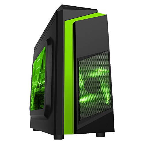 Fierce Bandit Gaming PC - 4,2GHz Achtkern AMD FX8300, NVIDIA GTX 1050 Ti 4GB GDDR5, 16GB Hochleistungsarbeitsspeicher, 120GB Solid State Drive, 1TB Festplatte - Perfekt für neuen Spiele, DirectX 12 - 319431