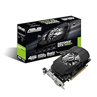 Asus GeForce GTX 1050 Ti, 4GB GDDR5 (128 Bit), HDMI, DVI, DP, PH-GTX1050TI-4G ((128 Bit), HDMI, DVI, DP)