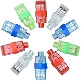 【Contenido del paquete】20 piezas de luces para dedos (cada color tiene 5 piezas). Apto para niños de más de 3 años.