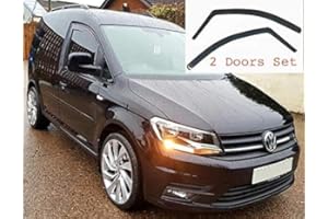 AC WOW 2x Regenwindabweiser kompatibel mit VW Caddy 2015 2016 2017 2018 2019 2020