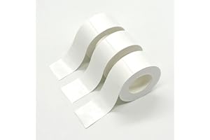 BORAGAI Qutie Etichette Adesive Termiche - 15mm Etichette, Compatibile con PRT Qutie e MakeID L1 Etichettatrice, Ideale per Case, Cucine, Uffici, Scuole, Ecc (Bianco 3 rotoli)