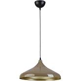 Modavize Nil Modern Tasarım Salon Mutfak Yatak Odası Cafe Kahve i&ccedil;i Gold Renkli Tekli Avize Kahve i&ccedil;i Gri 18 x 32
