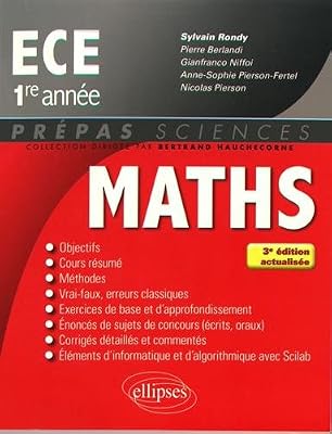 Ellipses Mathématiques ECE 1re année - 3e édition actualisée