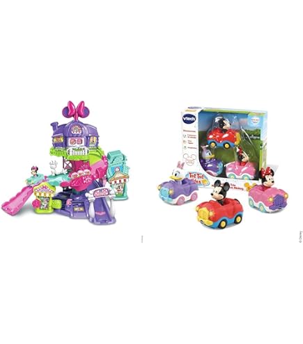 VTECH Tut Tut Bolides Mickey et ses amis Mickey, cabriolet magique - Jeux - Jouets