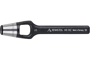 Rennsteig Henkellocheisen (Ø 14mm, Locheisen, Lochstanzer, Stanzer für Gummi, Leder, Filz, Kunststoff, Kork, Stoff, Stanzwerkzeug) 1400140