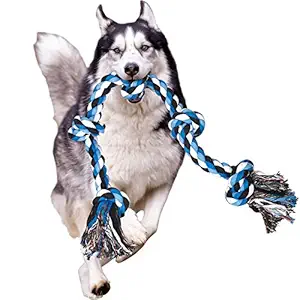 CHLEBEM Dog Toys for Aggressive Chewers Dog Rope Toy for Large Dogs Interactive Chew Teeth Cleaning Treats Boredom Tough Indestructible Durable Chews Long Lasting Best Outdoor Strong Pull Pet Toys