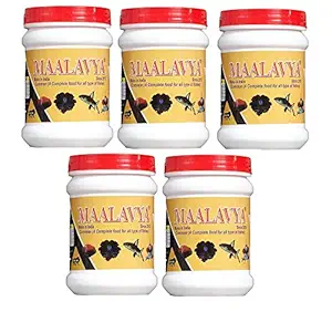 Maalavya Common 1.2 MM Fish Food 1 Kg (5 Packs of 200 Gram Each)