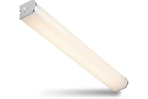 B·LED BARCELONA LED BARCELONA LED - Applique da bagno a LED da 15 W e 60 cm - Luce bianca calda, 1200 lm, IP44 impermeabile - Illuminazione moderna ed efficiente per specchio, mobiletto o parete del bagno