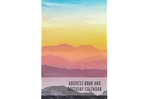 Address Book and Birthday Calendar: Contact Address Book Alphabetical Organizer with Birthday Calendar Logbook Record Name Phone Numbers Email Journal 6x9 Inch Notebook (Volume 17)