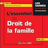 L'Essentiel du Droit de la famille 2016-2017