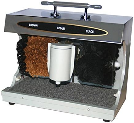 QFFL Shoe Polisher Automatic Sensor Vertical Shoeshine Household Dual Motor Electric Shoe Brush Machine 3 Color Optional Shoe Brushes ( Color : C )