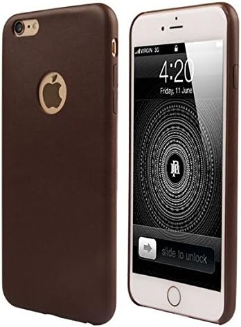 iPhone 6 Plus Case, Oceanwin Superior Ultra Slim PU [Build In Stand] Shock Resistant Ultra Lightweight For iPhone 6S Plus case (5.5 inches) Brown