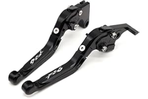 YANG HUA Palanca de embrague para motocicleta - Accesorio CNC de aluminio plegable y extensible Para Yamaha FZ6R 2009-2015 FZ6 2004-2010