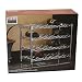 Produktbild Seville Classics Stapelbares Weinregal für 20 Flaschen, 53 x 29,4 x 45,55 cm, verzinkt