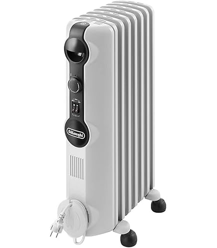 De'Longhi Vento Series V550918T.WB Electric Oil Heater, Low