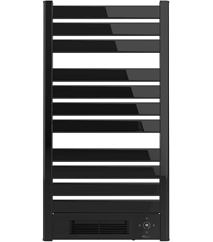 ReadyWarm 9200 Smart Towel Black Toalheiro elétrico com 750 W, ecrã LED e controlo tátil