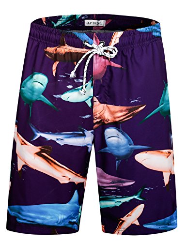 APTRO Men's Swimming Shorts Summer Beach Shorts Swimming Trunks