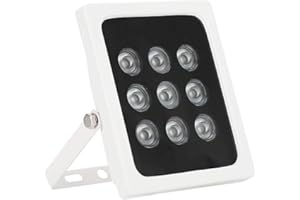 Tangxi Infrared Illuminator, DC 12V IR Infrared Fill Lamp with IP66 Waterproof+Built-in Light Sensor for Security CCTV Camera, CCTV IR Illuminators