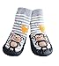 Moolecole Baby Boy Girl Toddler Socks Kids Antiskid Stockings Shoes Slippers Socks Non-slip Floor Socks Monkey 0-6, 6-12, 12-18 Months