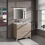 Este mueble lo puedes encontrar en color Nature, ideal para todo tipo de baños o aseos.