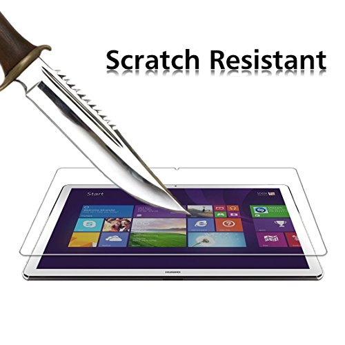 Huawei MateBook Panzerglas Schutzfolie, iVoler® Premium Panzerglasfolie folie Displayschutzfolie Hartglas Gehärtetem Glas DisplayPanzerglas Schutzfolie Displayschutz Tempered Glass Screen Protector für Huawei MateBook – 0,3mm Dünn, 9H Härtegrad, 2.5D Abgerundete Kanten – [Kratzfest] [Hohe Transparenz] [Fingerabdruck-frei] [Blasenfrei]-Lebenslange Garantie - 3