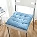 Produktbild M&X Soft Quadrat Kissen Memory Schaum sitzfläche Polster Kissen mit Zum Essen Büro Sofa Auto Einfach-F 40x40cm(16x16inch)