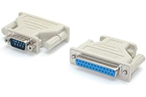 StarTech.com Adaptateur série DB9 vers DB25 - Convertisseur série 9 broches vers 25 broches - Mâle / Femelle - Beige (AT925MF)